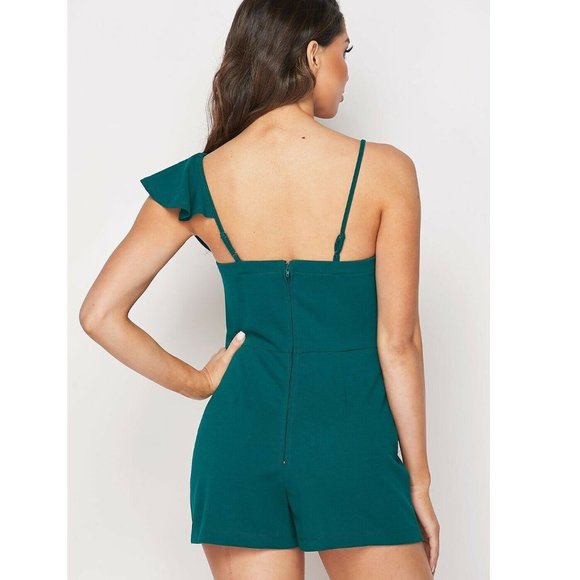 Teeze Me Junior 13/14 Green Romper RETAG CH81 - Picture 2 of 4